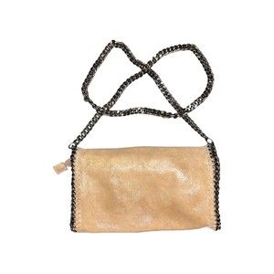 BORSE IN PELLE Stella Italian Clutch Crossbody Leather Chain Bag Handbag